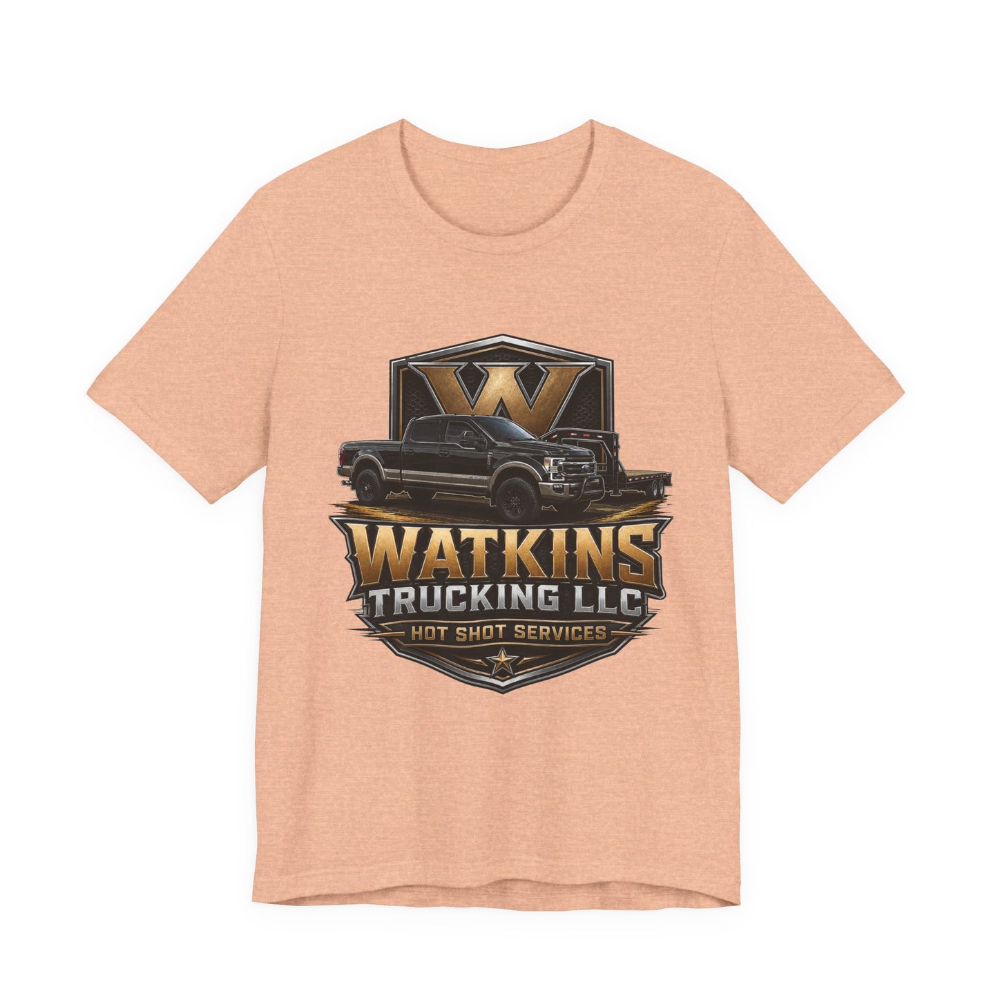 Watkins Trucking LLC Logo T‑Shirt — Gabriel Watkins Contact Graphic Tee