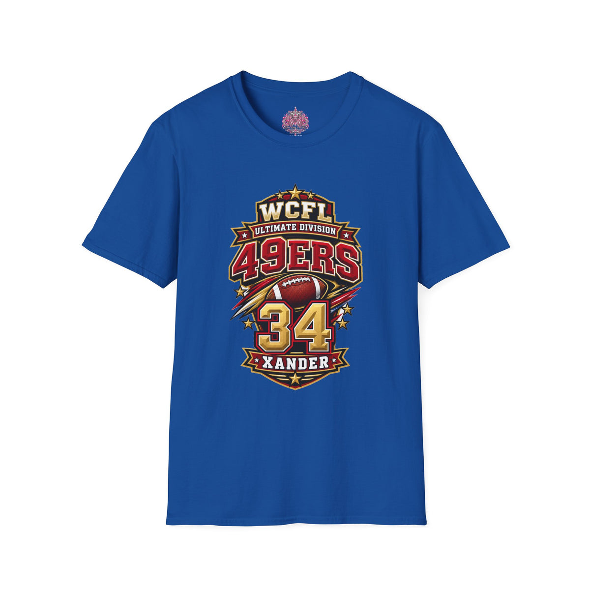 Custom Team Shirt -49ers WCFL Football Tee — Ultimate Division  Jersey Shirt