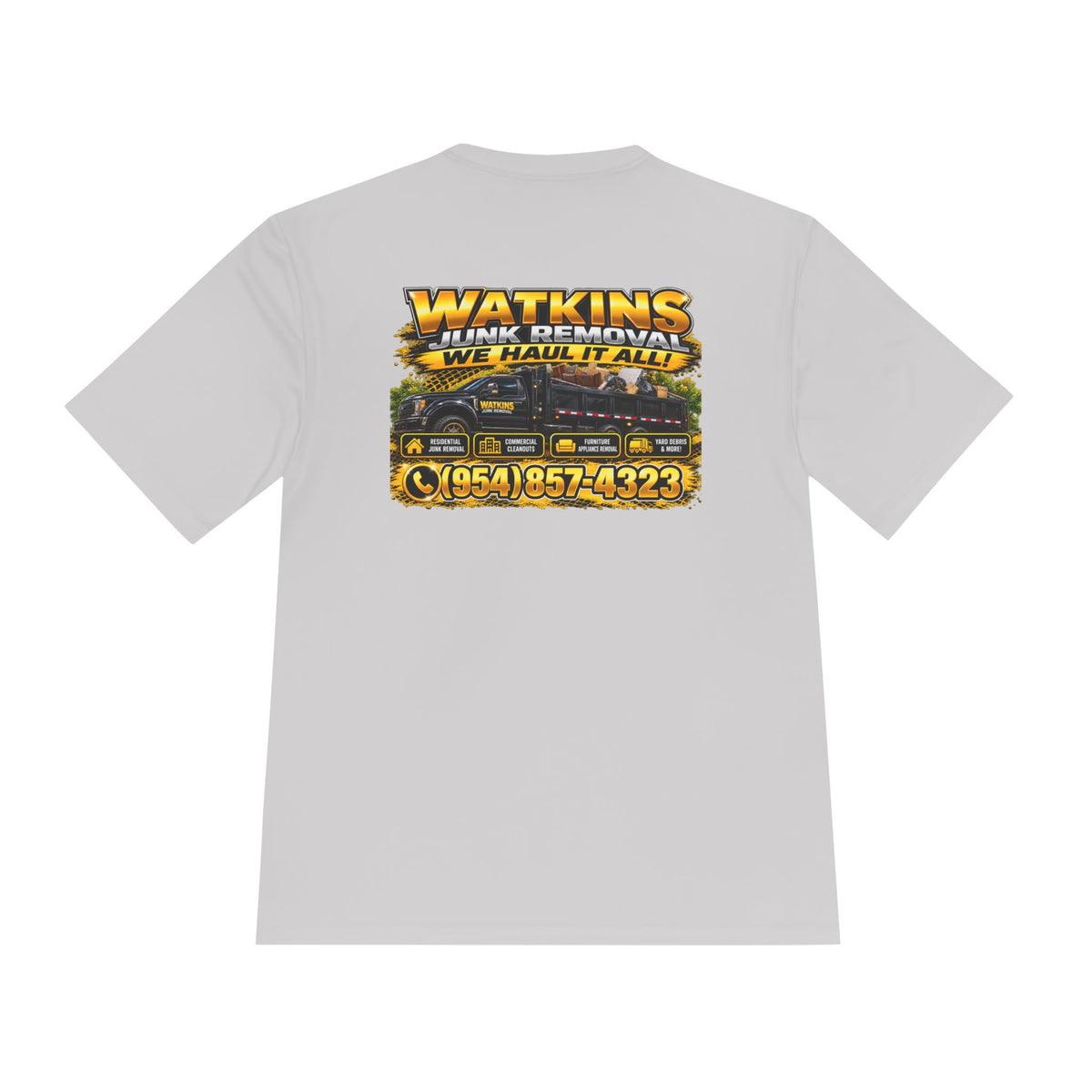 Custom Moisture-Wicking Tee — Personalized Work Shirt
