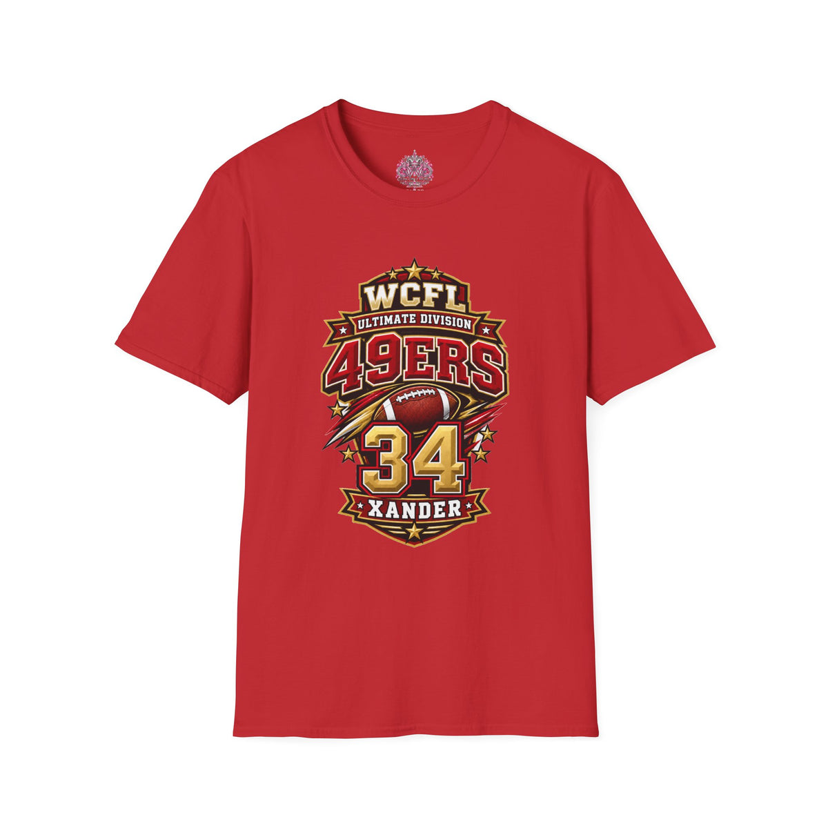 Custom Team Shirt -49ers WCFL Football Tee — Ultimate Division  Jersey Shirt