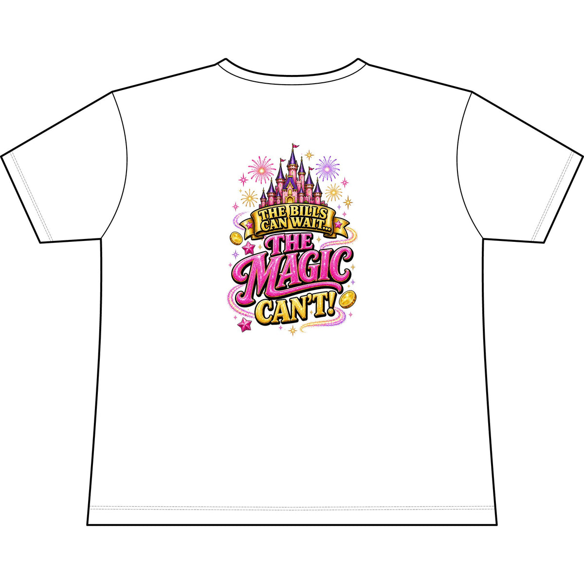 Disney Vacation Tee — "The Magic Can't" V‑Neck