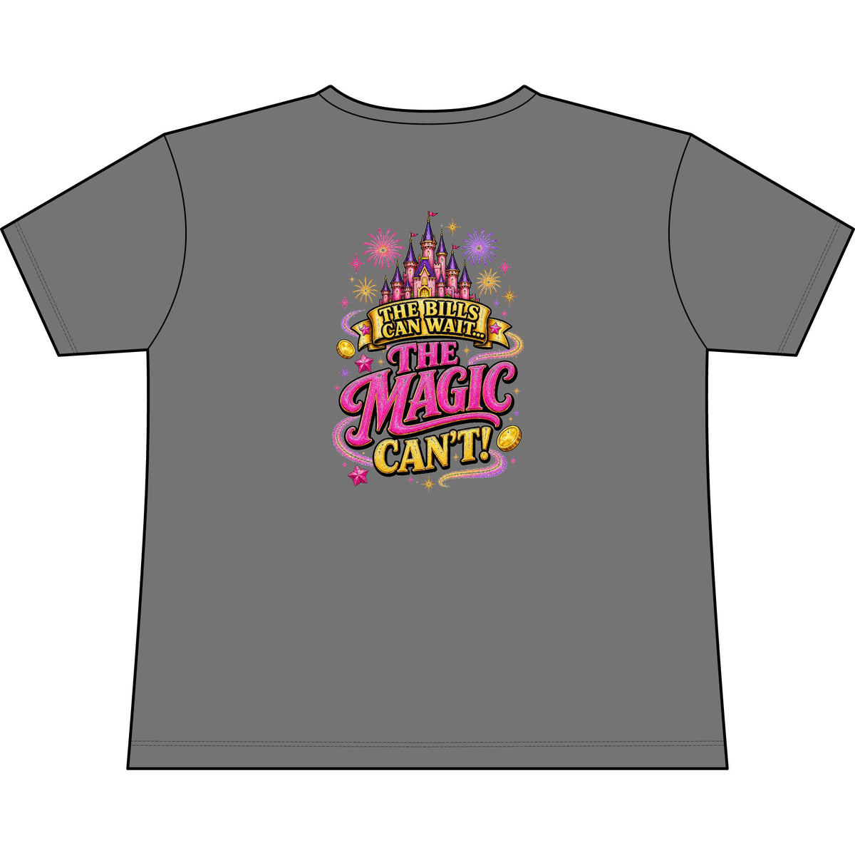 Disney Vacation Tee — "The Magic Can't" V‑Neck
