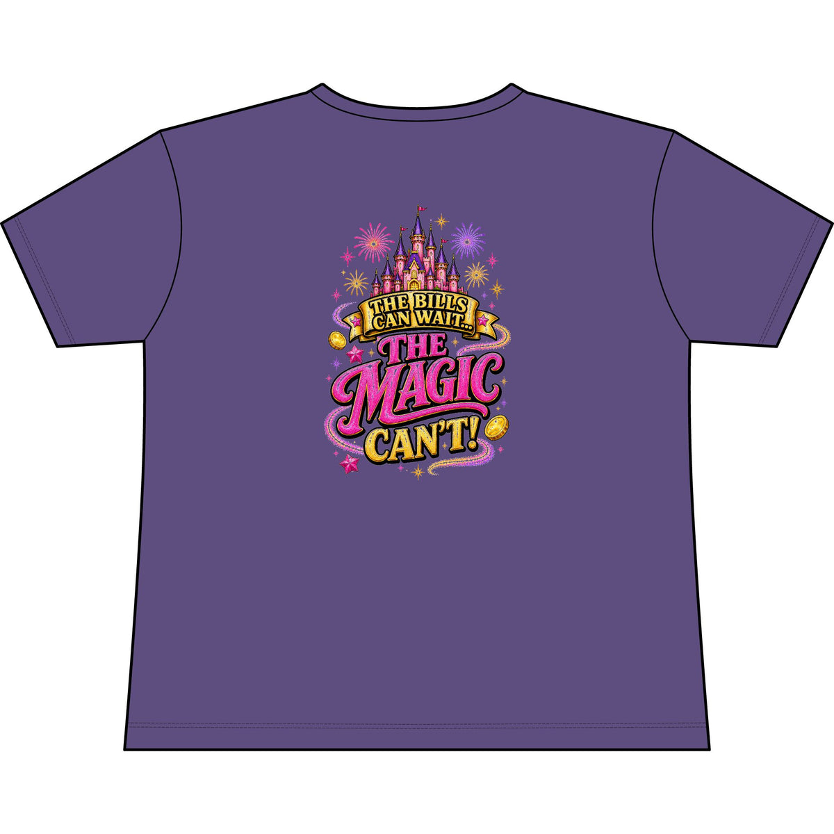Disney Vacation Tee — "The Magic Can't" V‑Neck