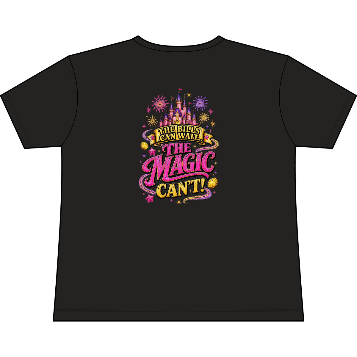 Disney Vacation Tee — "The Magic Can't" V‑Neck