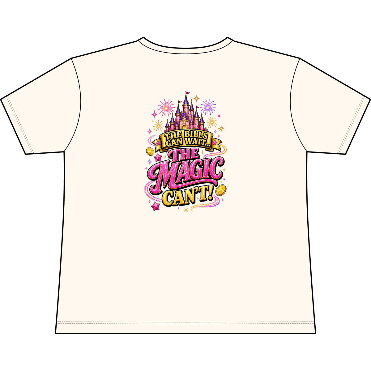 Disney Vacation Tee — "The Magic Can't" V‑Neck
