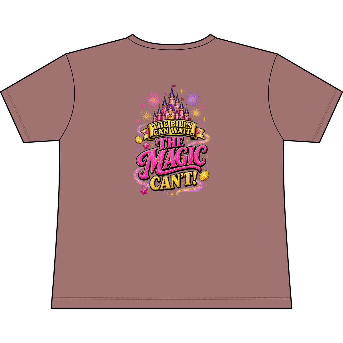 Disney Vacation Tee — "The Magic Can't" V‑Neck