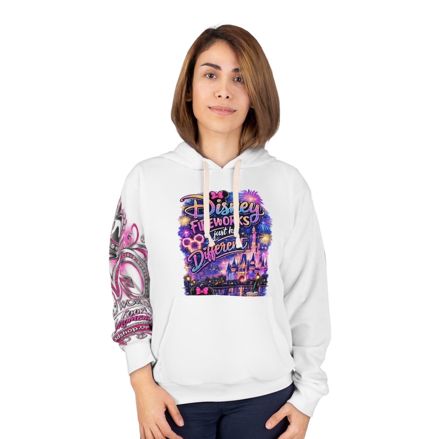 Disney Fireworks Castle Hoodie — Sparkling 'Different' Theme Pullover