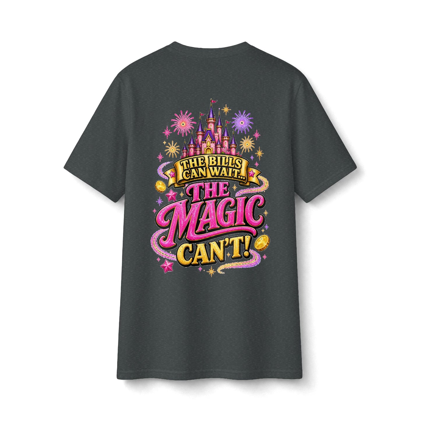 Disney Money V-Neck Tee — “If I Say I’m Broke It’s Disney Money” Graphic Shirt
