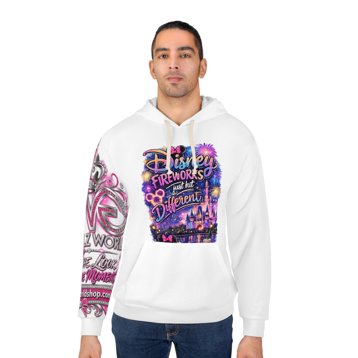 Disney Fireworks Castle Hoodie — Sparkling 'Different' Theme Pullover