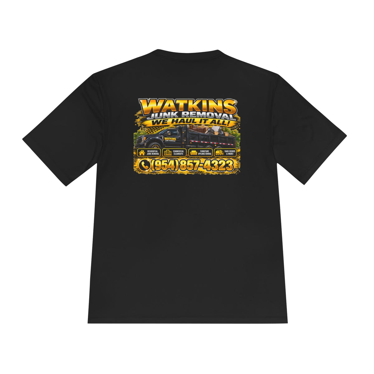 Custom Moisture-Wicking Tee — Personalized Work Shirt