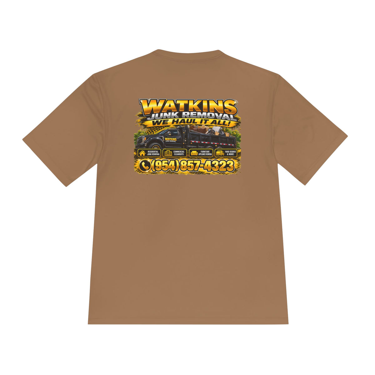 Custom Moisture-Wicking Tee — Personalized Work Shirt