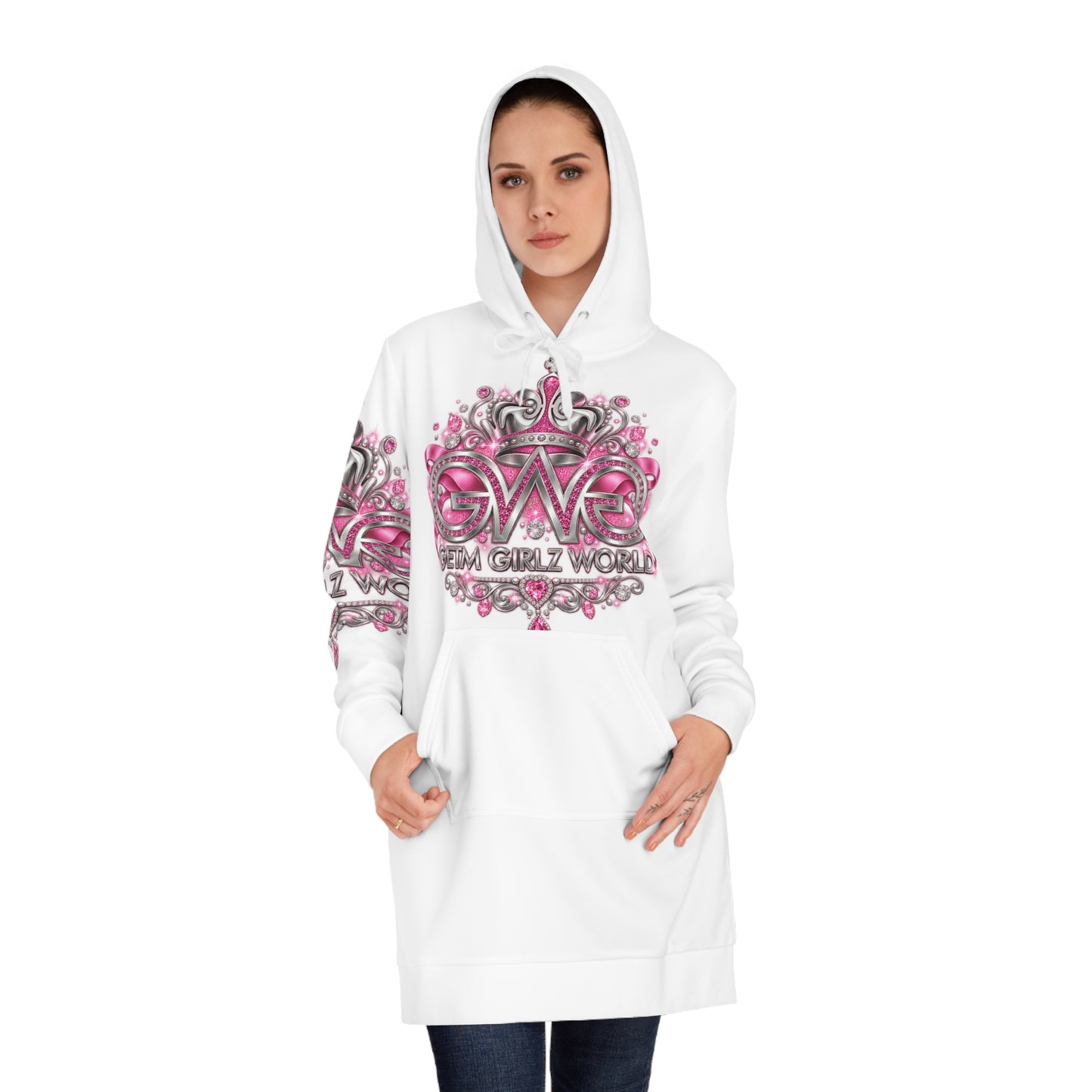 Hoodie Dress — "When the inner Disney Child stays alive in the grown-up Princess" Graphic