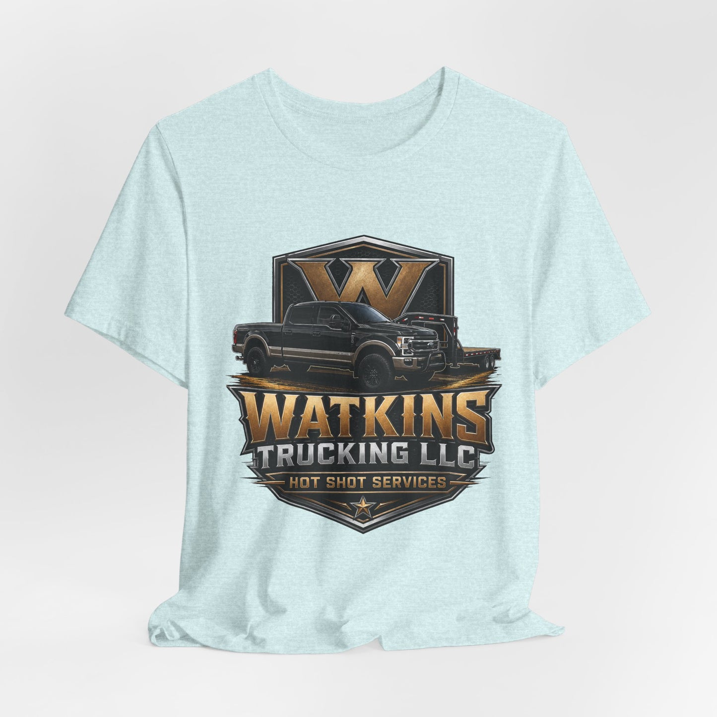 Watkins Trucking LLC Logo T‑Shirt — Gabriel Watkins Contact Graphic Tee