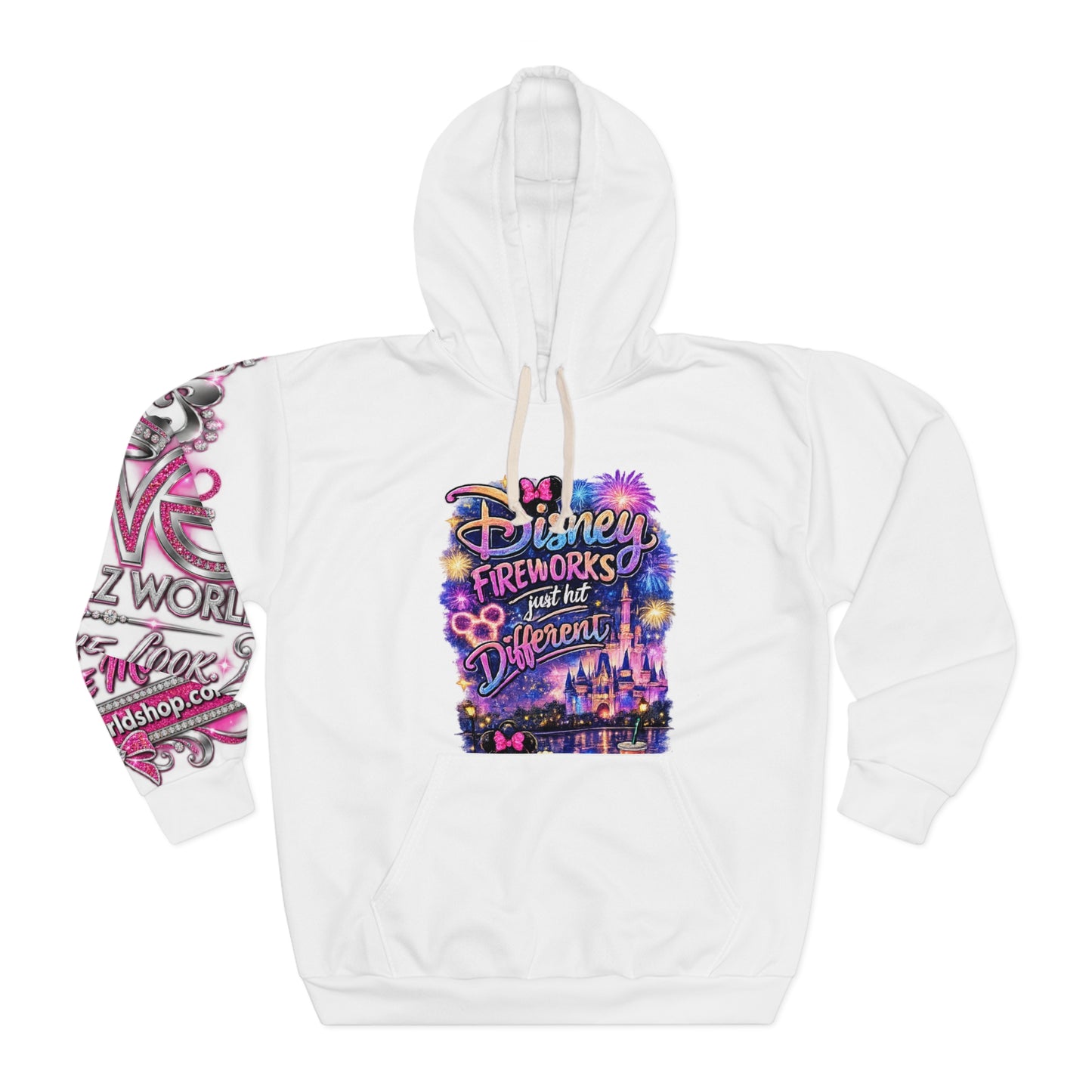 Disney Fireworks Castle Hoodie — Sparkling 'Different' Theme Pullover