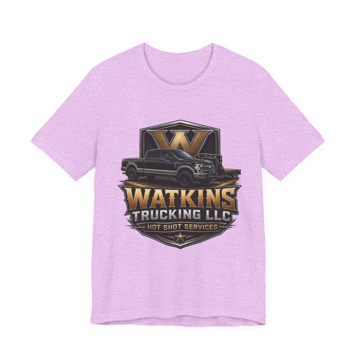 Watkins Trucking LLC Logo T‑Shirt — Gabriel Watkins Contact Graphic Tee