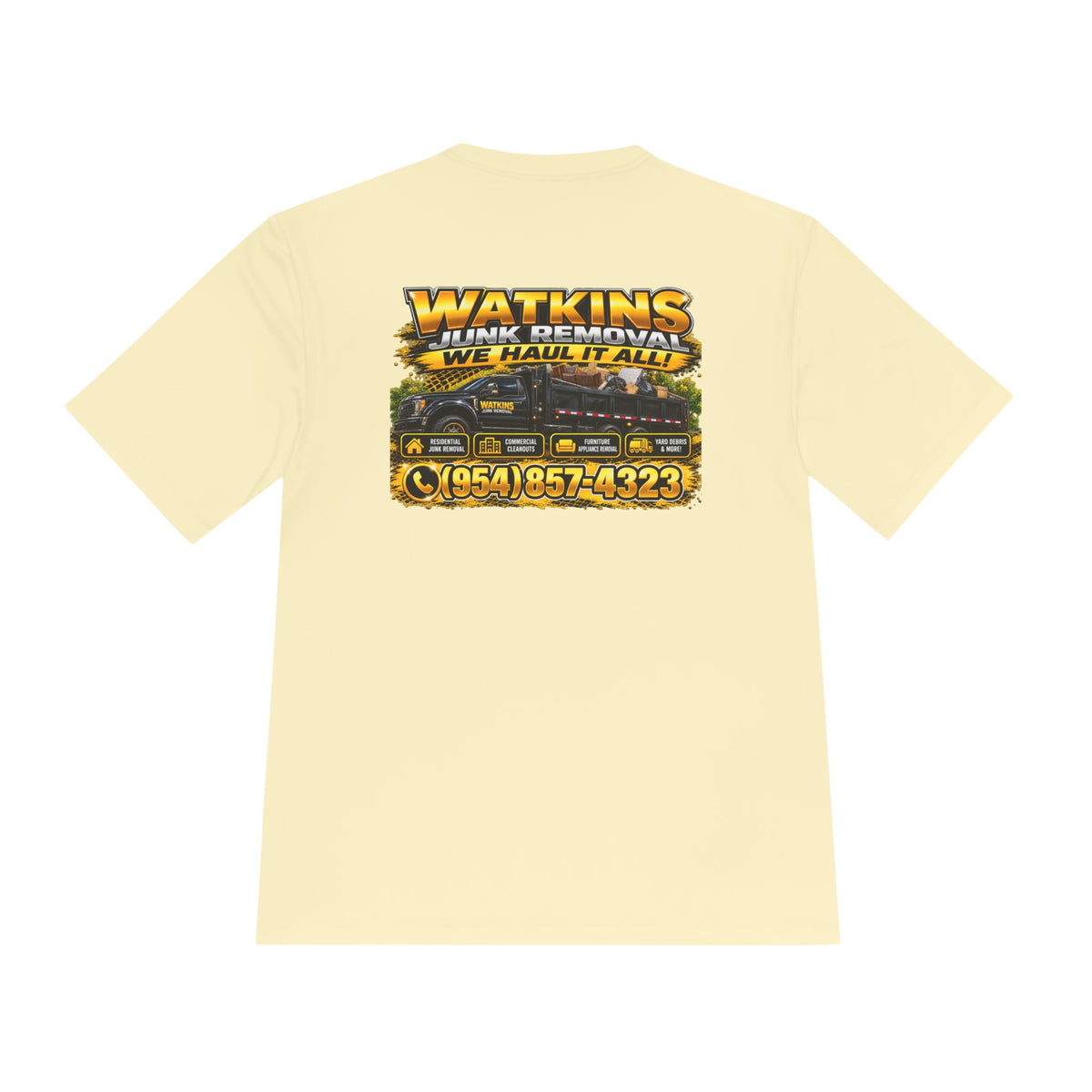 Custom Moisture-Wicking Tee — Personalized Work Shirt