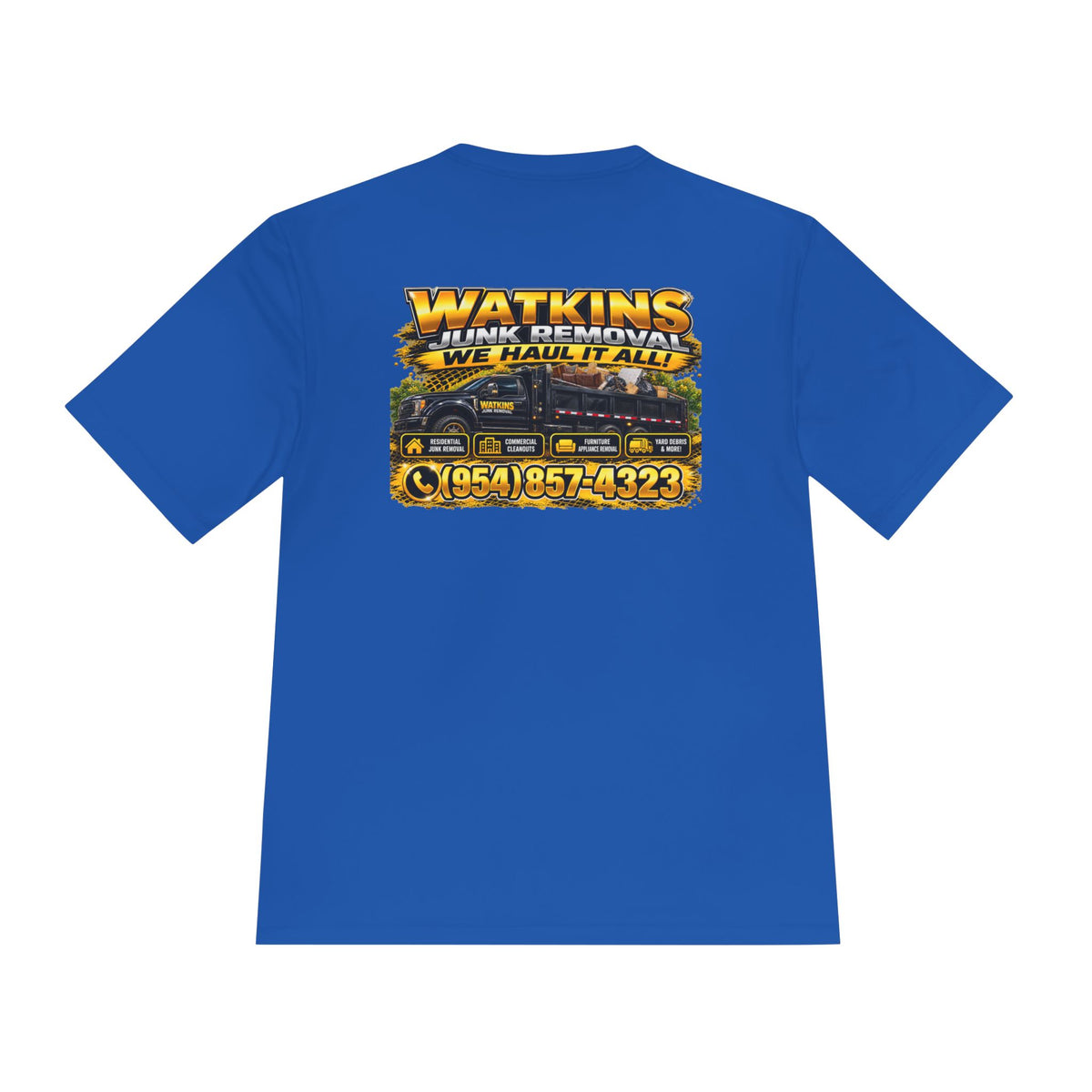 Custom Moisture-Wicking Tee — Personalized Work Shirt