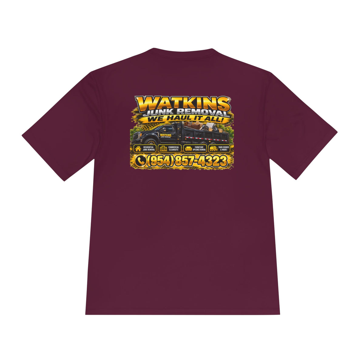 Custom Moisture-Wicking Tee — Personalized Work Shirt