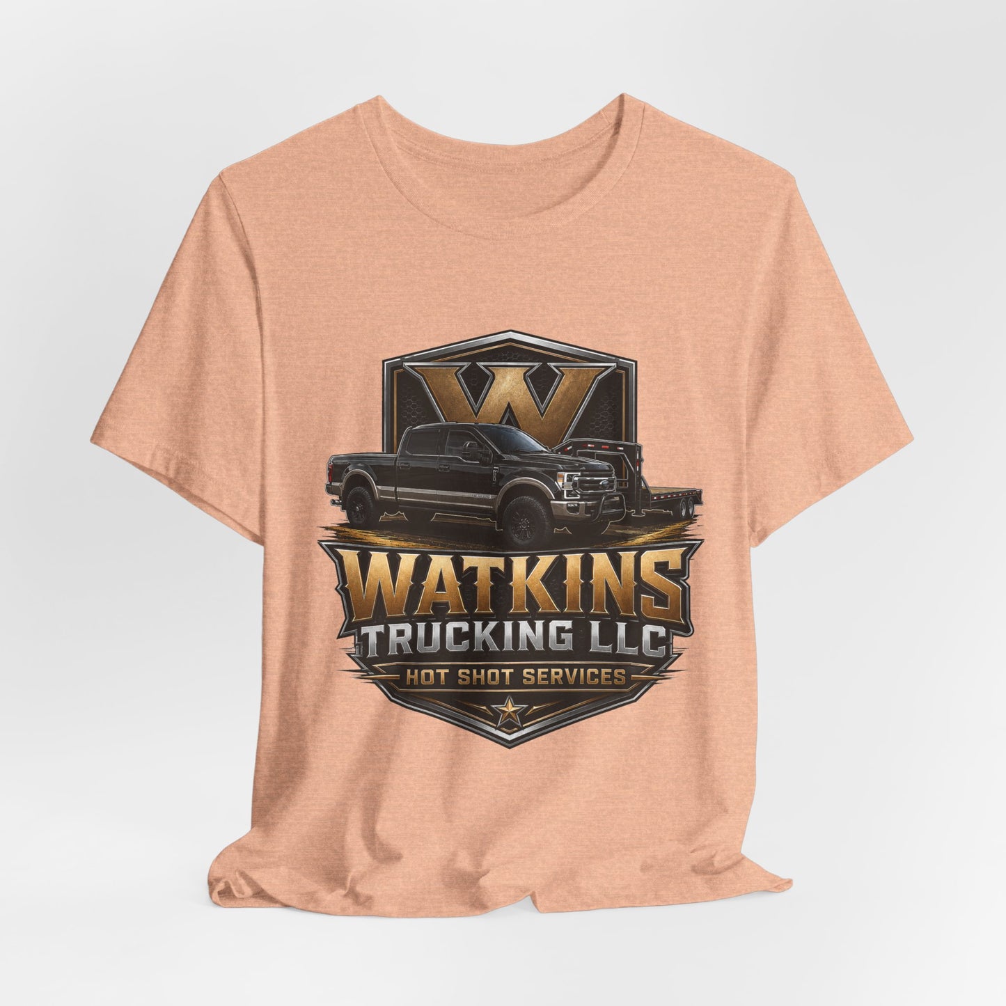Watkins Trucking LLC Logo T‑Shirt — Gabriel Watkins Contact Graphic Tee