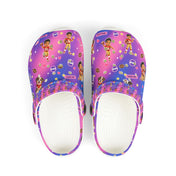 Kids' Purple Puppy Adventure EVA Foam Clogs