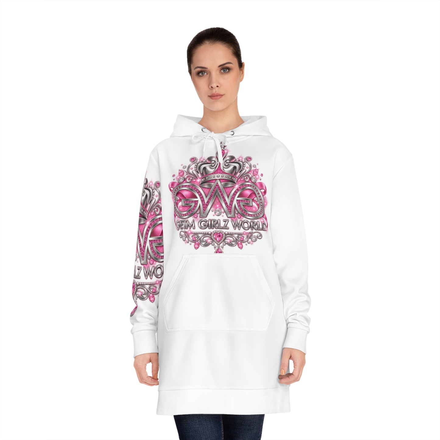 Hoodie Dress — "When the inner Disney Child stays alive in the grown-up Princess" Graphic