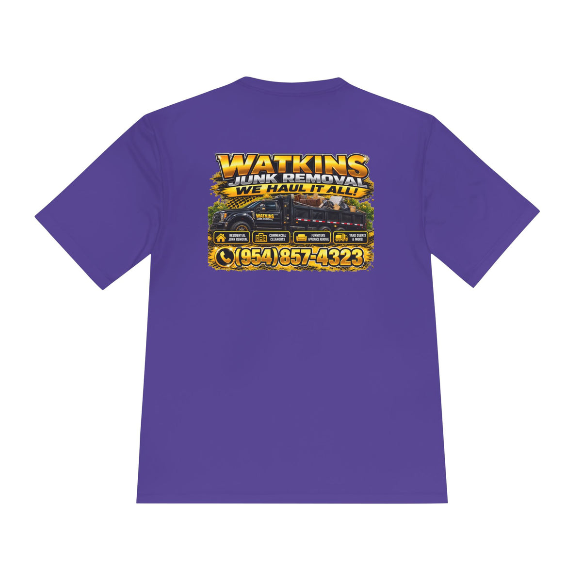 Custom Moisture-Wicking Tee — Personalized Work Shirt