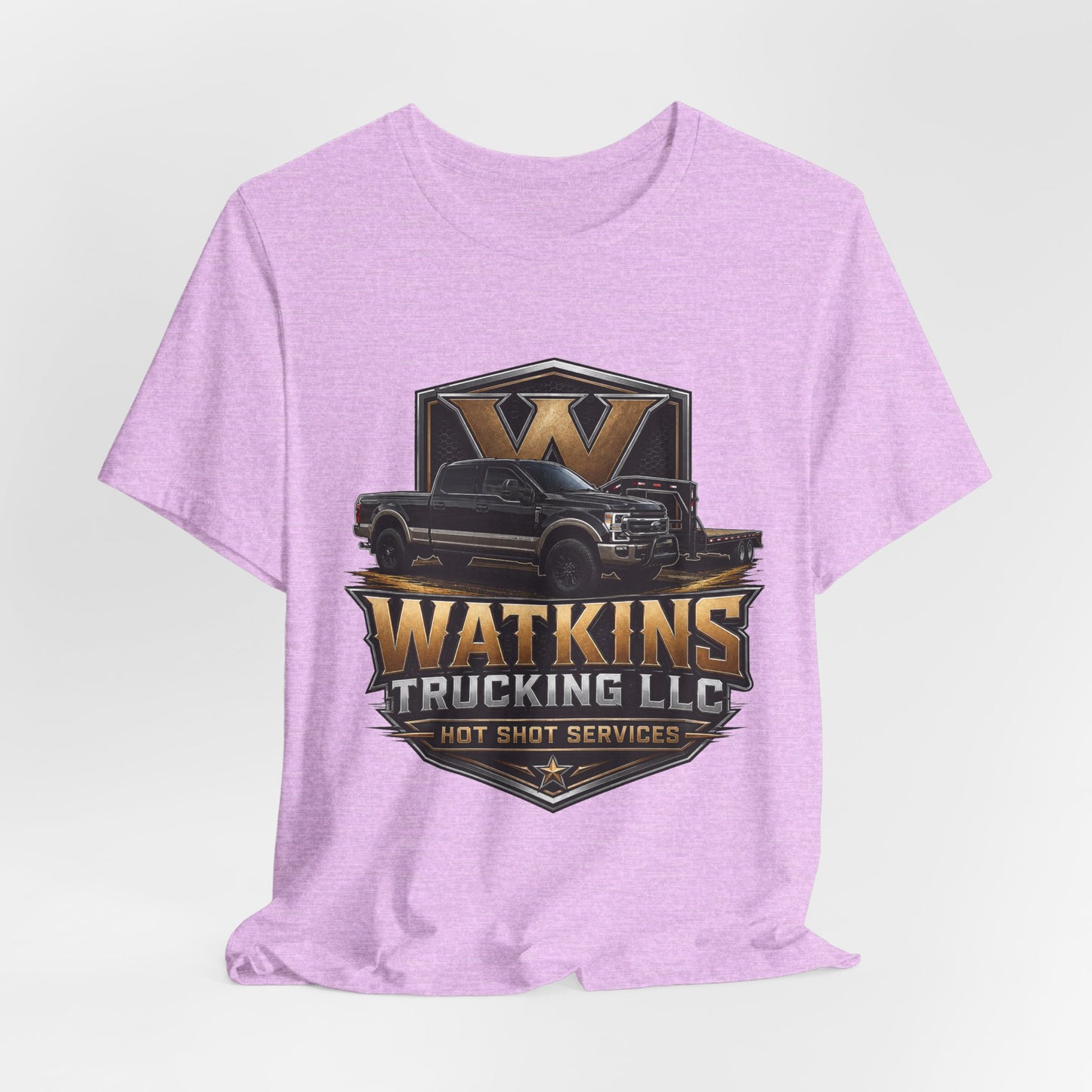 Watkins Trucking LLC Logo T‑Shirt — Gabriel Watkins Contact Graphic Tee
