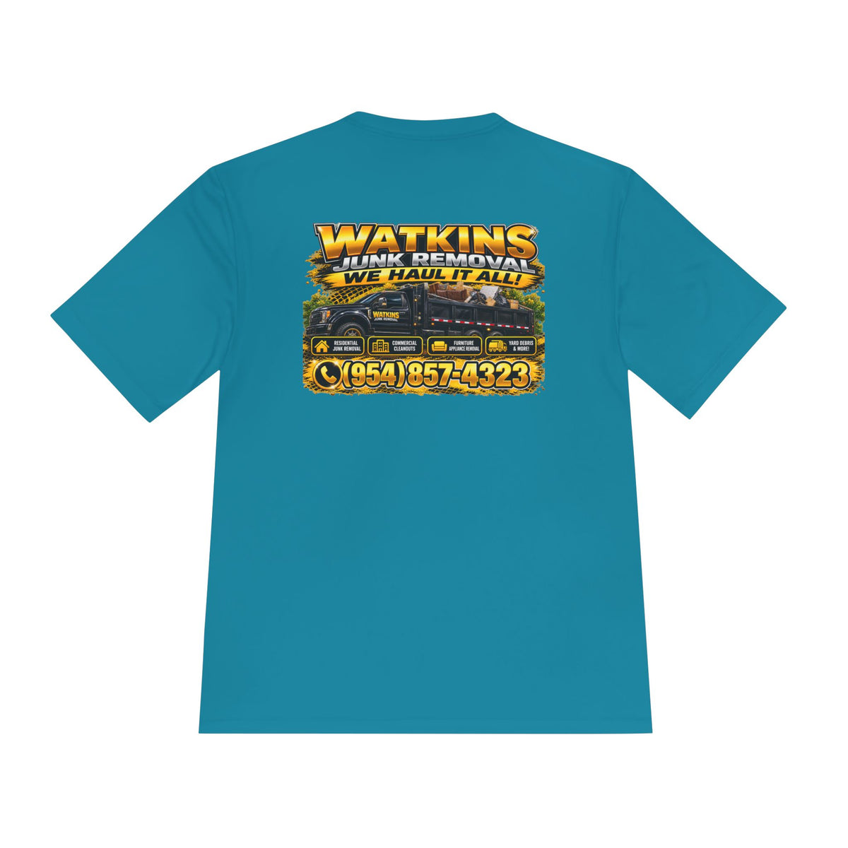 Custom Moisture-Wicking Tee — Personalized Work Shirt