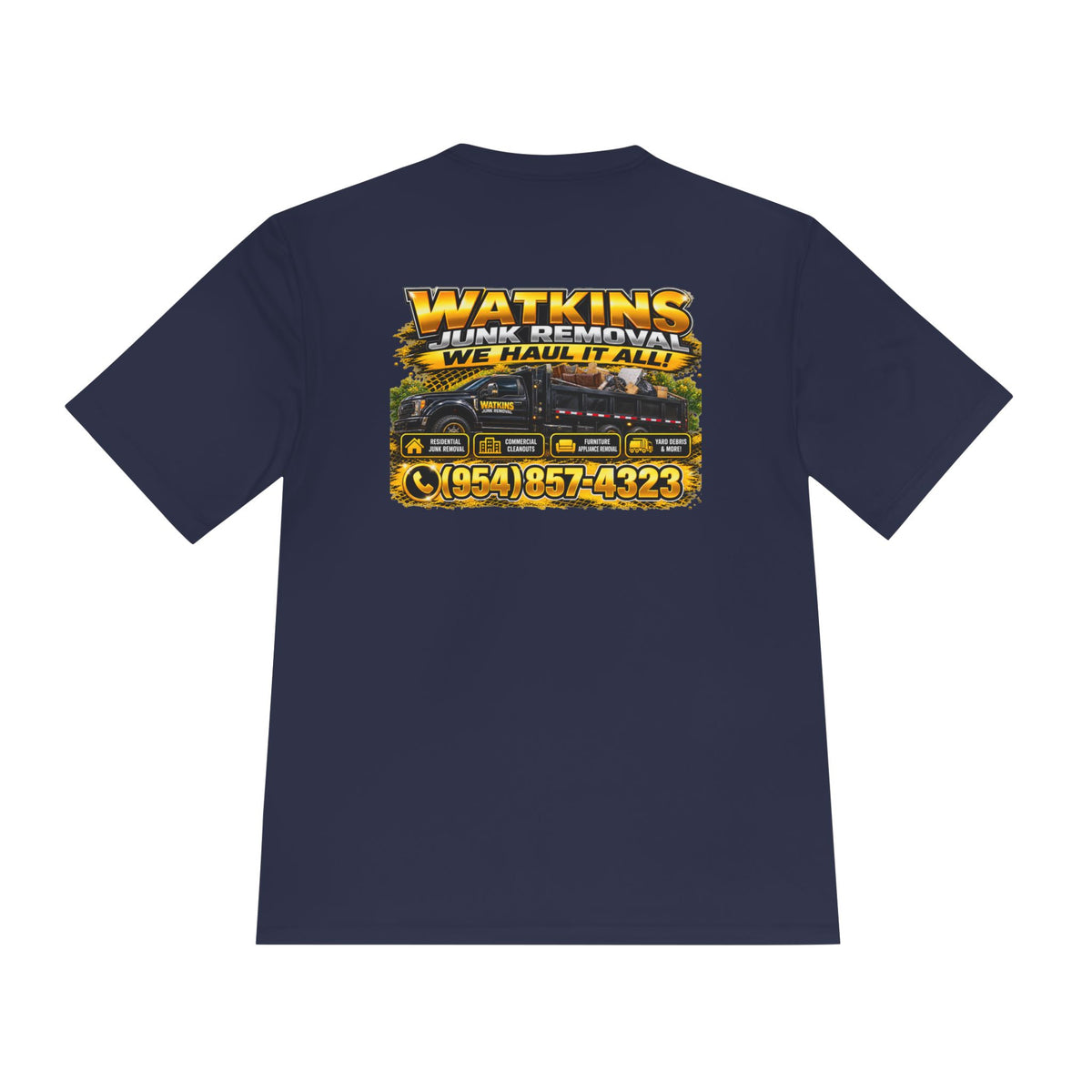 Custom Moisture-Wicking Tee — Personalized Work Shirt