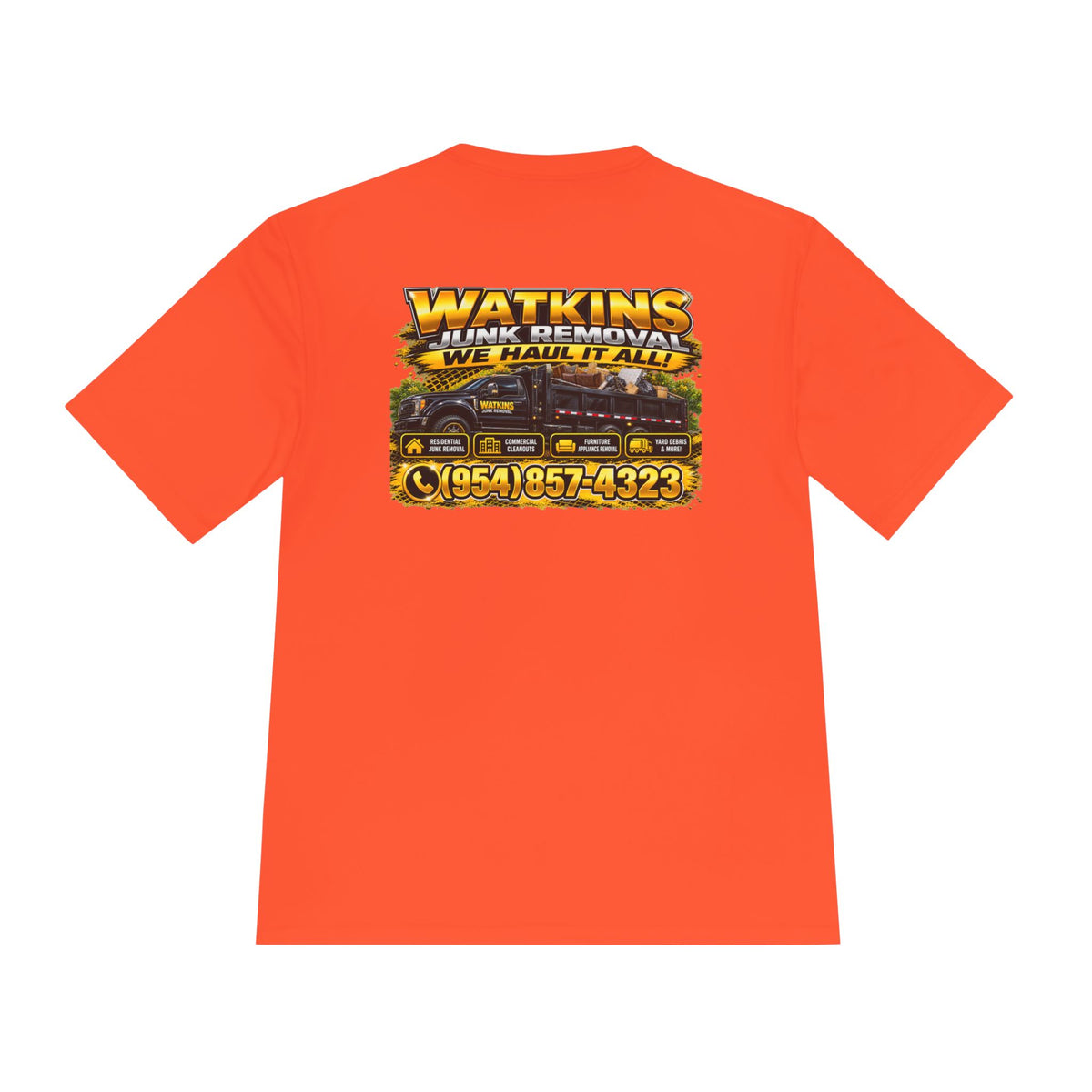Custom Moisture-Wicking Tee — Personalized Work Shirt
