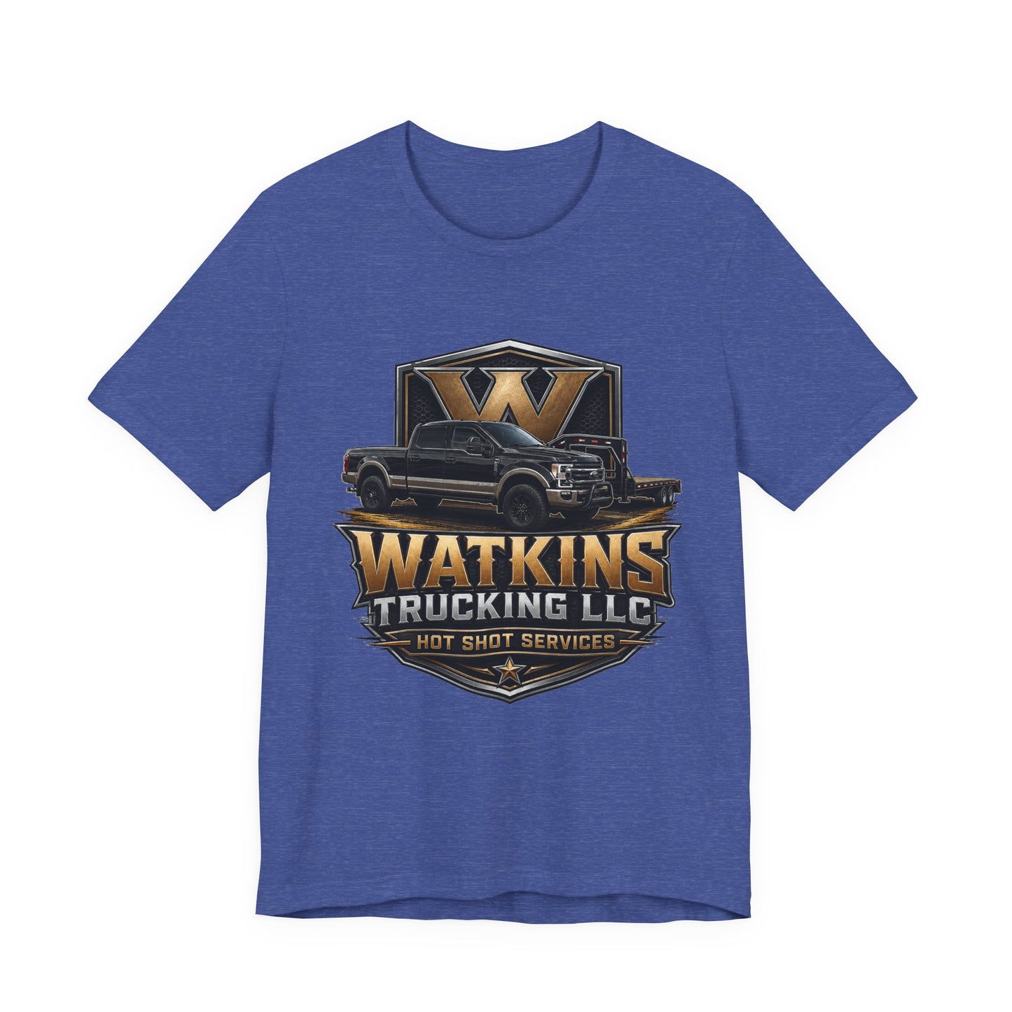 Watkins Trucking LLC Logo T‑Shirt — Gabriel Watkins Contact Graphic Tee