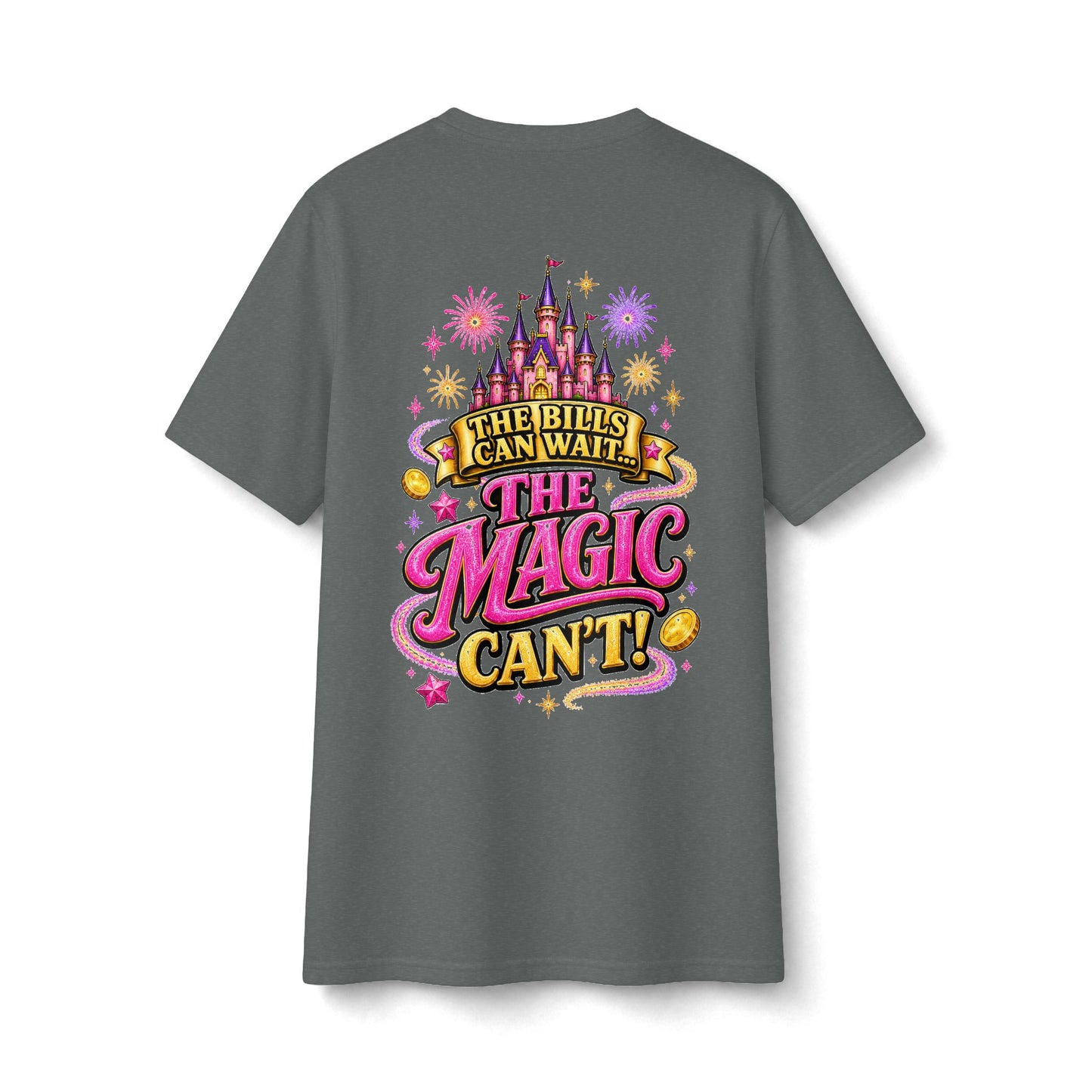 Disney Money V-Neck Tee — “If I Say I’m Broke It’s Disney Money” Graphic Shirt