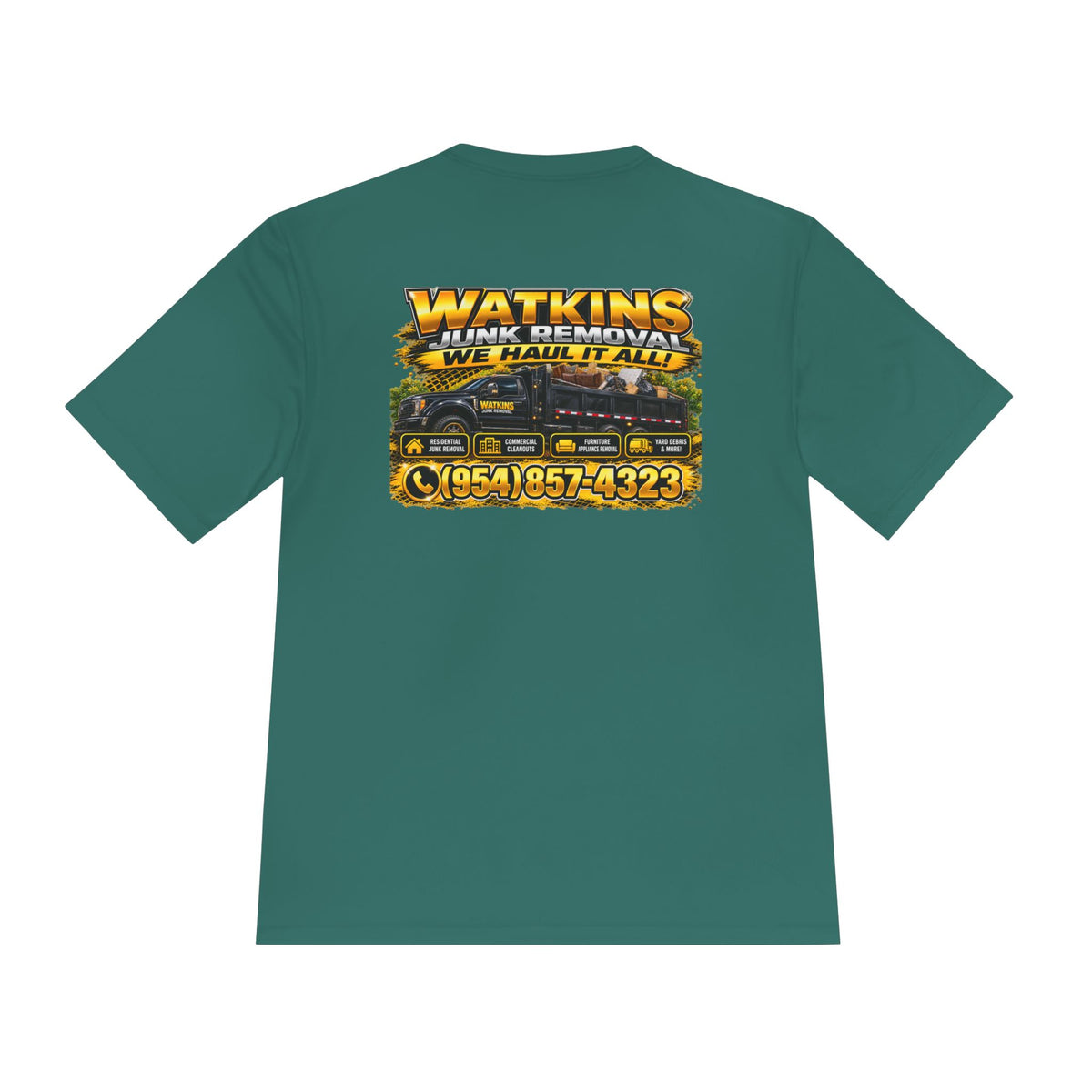 Custom Moisture-Wicking Tee — Personalized Work Shirt