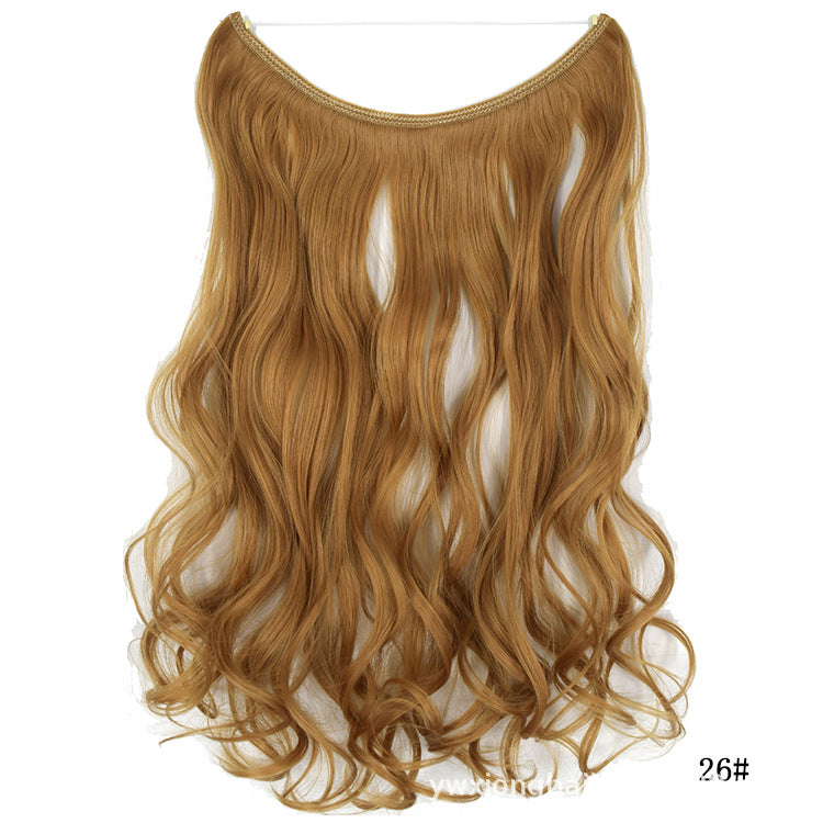 Women's One - piece Seamless Hair Extension Halo - Getmgirlzworld Shop