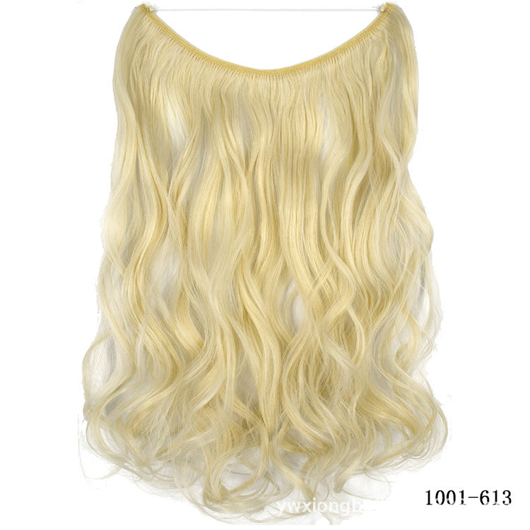 Women's One - piece Seamless Hair Extension Halo - Getmgirlzworld Shop