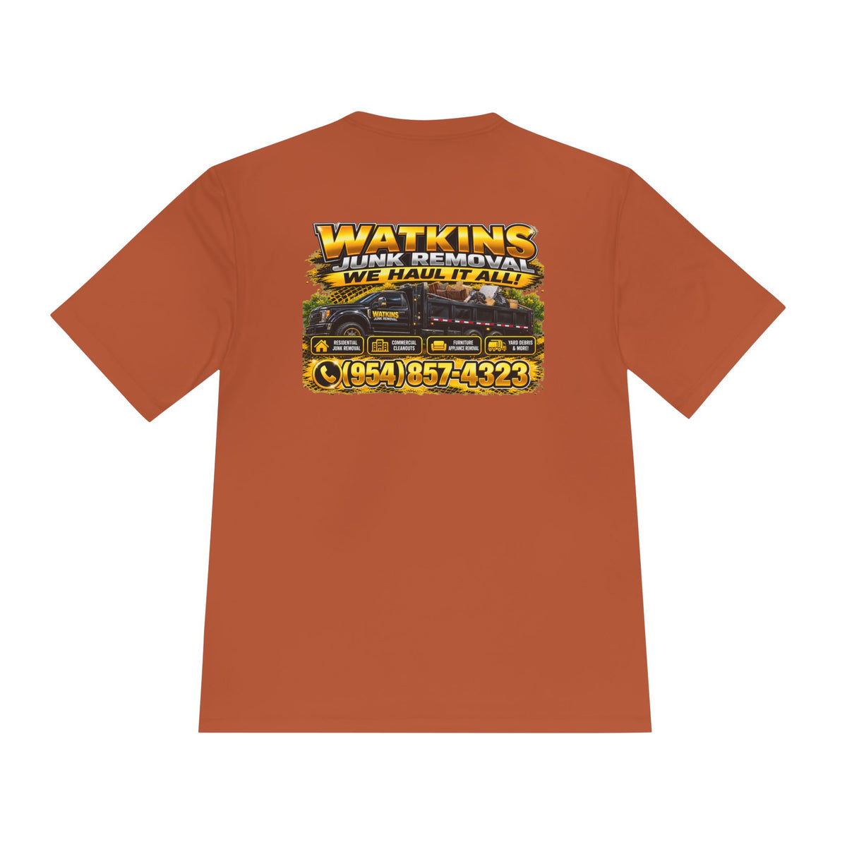 Custom Moisture-Wicking Tee — Personalized Work Shirt