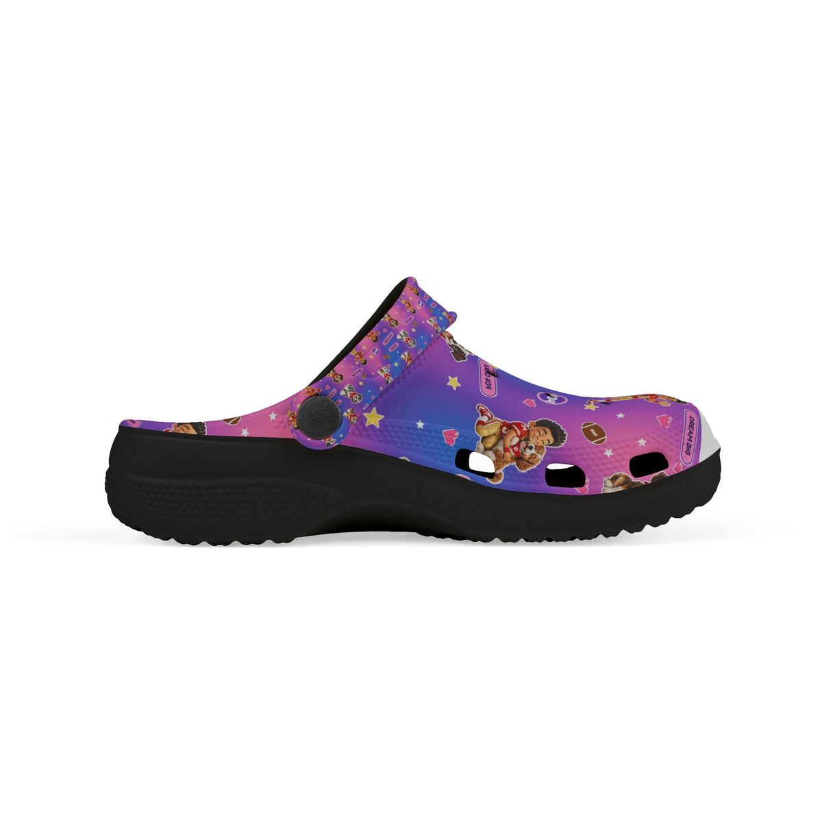 Kids' Purple Puppy Adventure EVA Foam Clogs