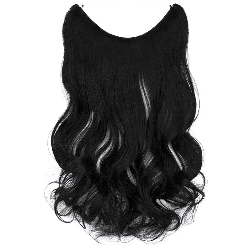 Women's One - piece Seamless Hair Extension Halo - Getmgirlzworld Shop