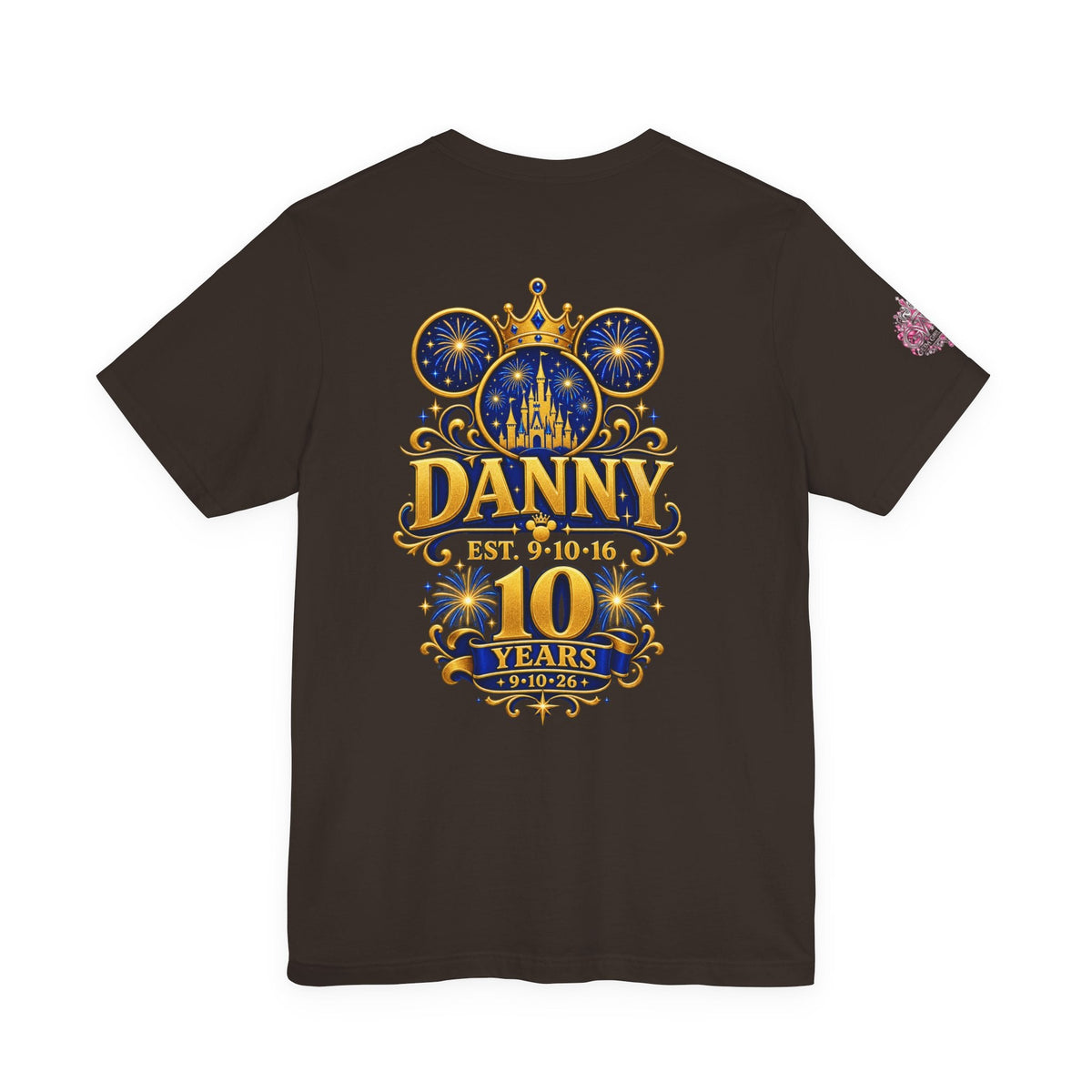 Anniversary Custom T-Shirt — "10 Years Still Her King" Personalized Castle Design - Getmgirlzworld Shop