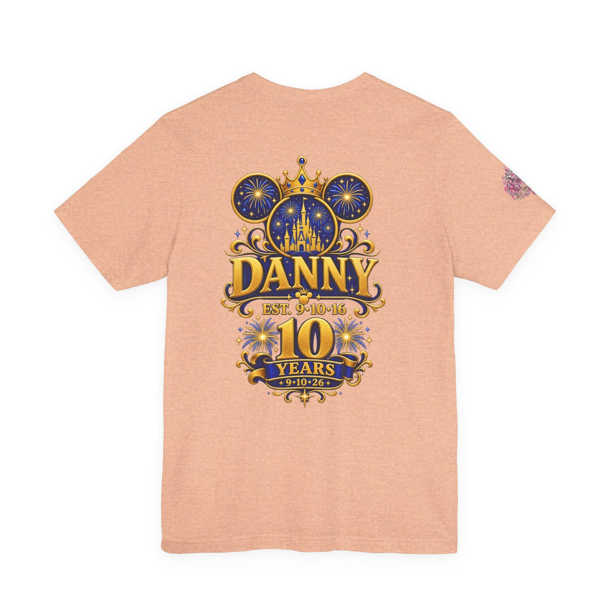 Anniversary Custom T-Shirt — "10 Years Still Her King" Personalized Castle Design - Getmgirlzworld Shop