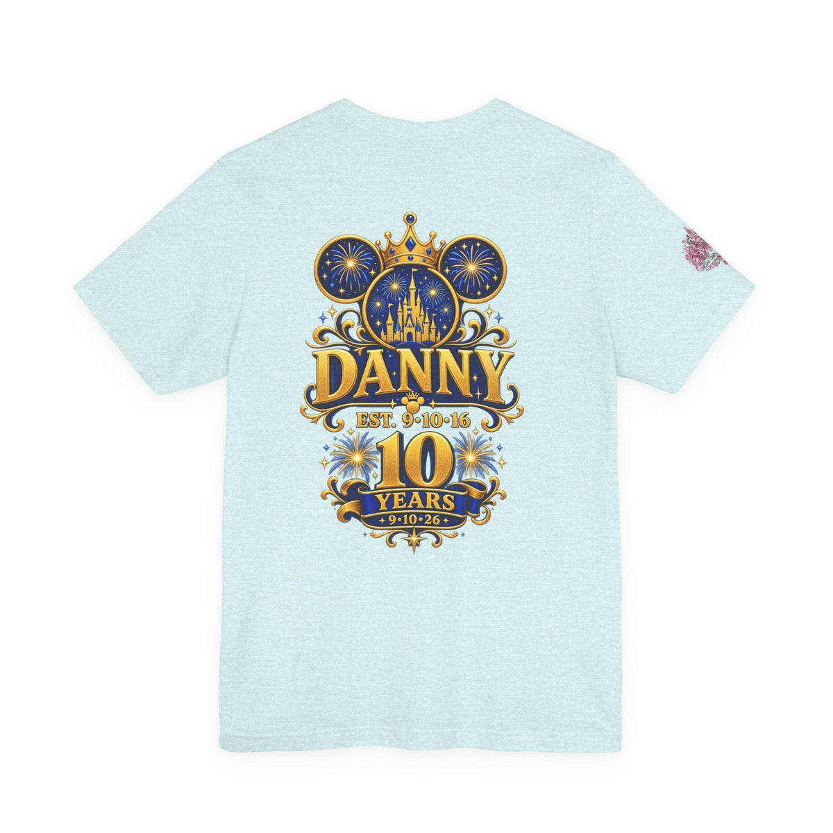 Anniversary Custom T-Shirt — "10 Years Still Her King" Personalized Castle Design - Getmgirlzworld Shop