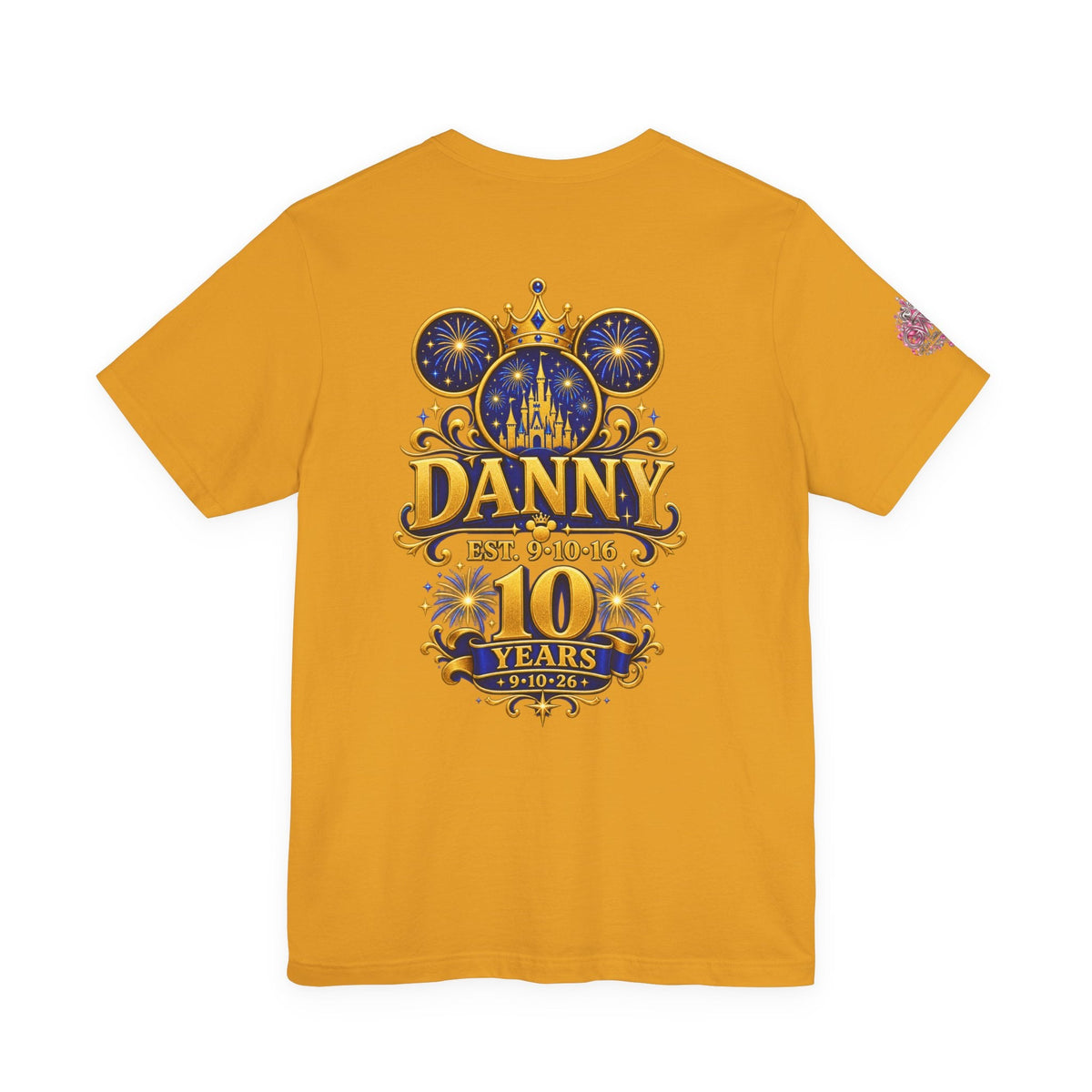 Anniversary Custom T-Shirt — "10 Years Still Her King" Personalized Castle Design - Getmgirlzworld Shop