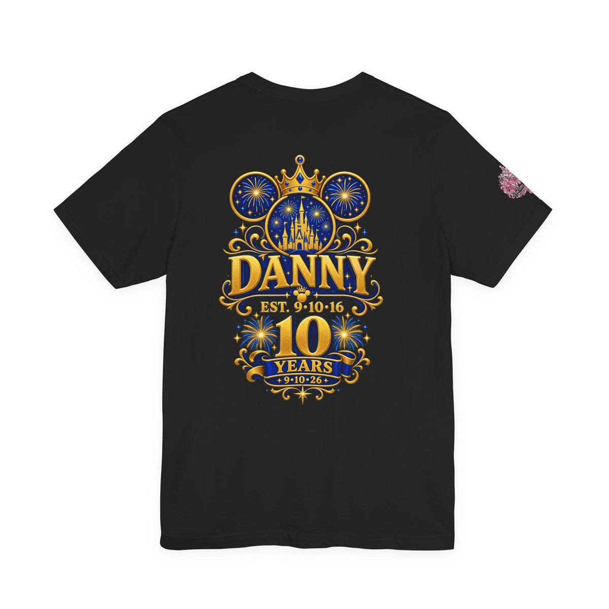 Anniversary Custom T-Shirt — "10 Years Still Her King" Personalized Castle Design - Getmgirlzworld Shop