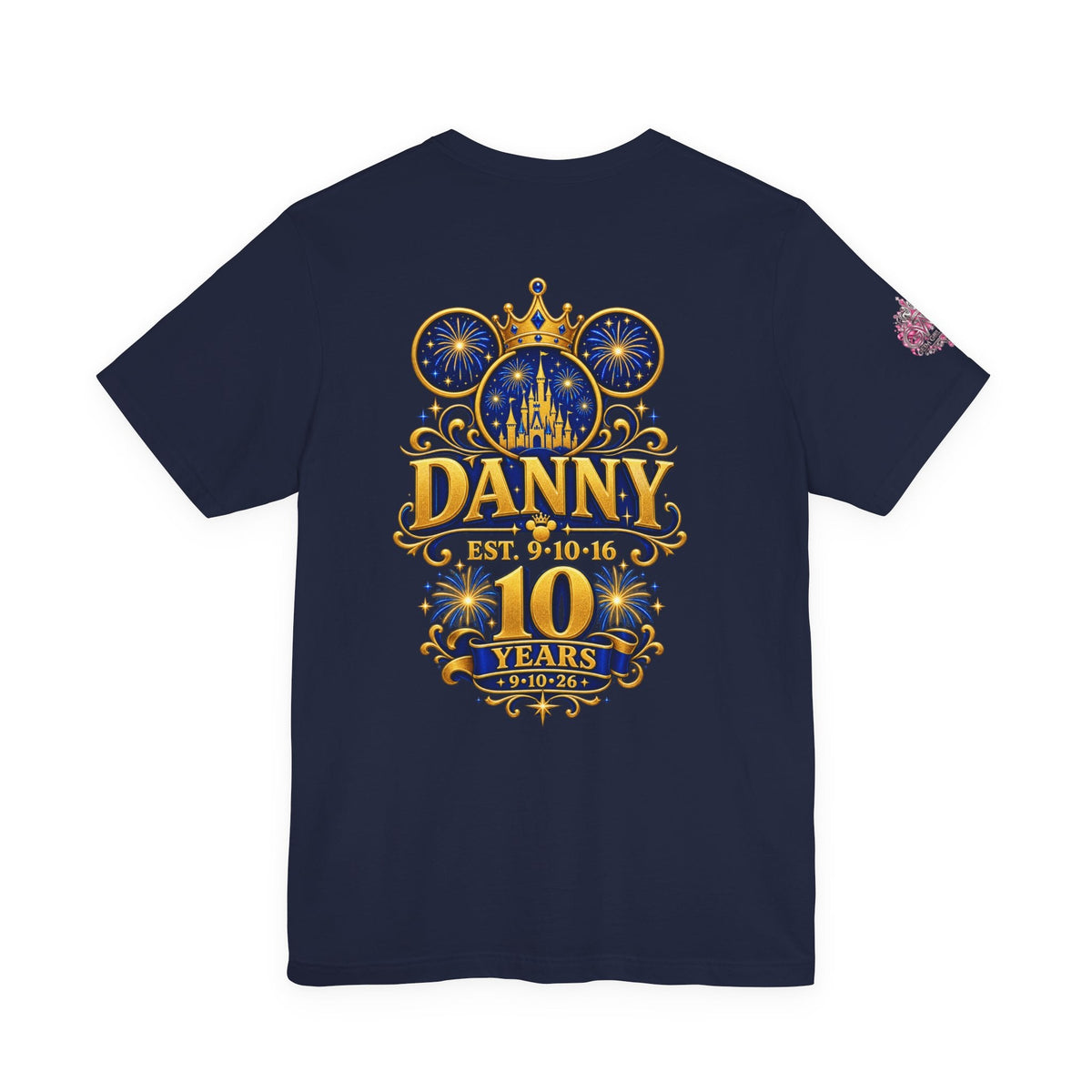 Anniversary Custom T-Shirt — "10 Years Still Her King" Personalized Castle Design - Getmgirlzworld Shop
