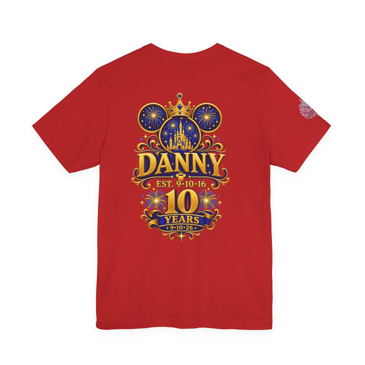 Anniversary Custom T-Shirt — "10 Years Still Her King" Personalized Castle Design - Getmgirlzworld Shop