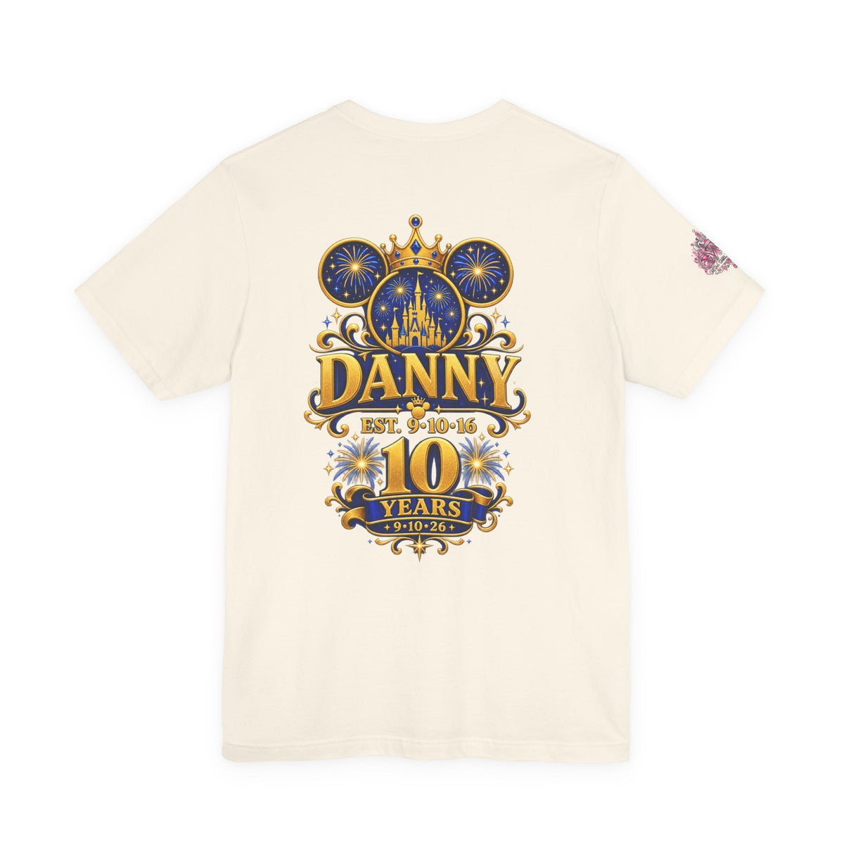 Anniversary Custom T-Shirt — "10 Years Still Her King" Personalized Castle Design - Getmgirlzworld Shop