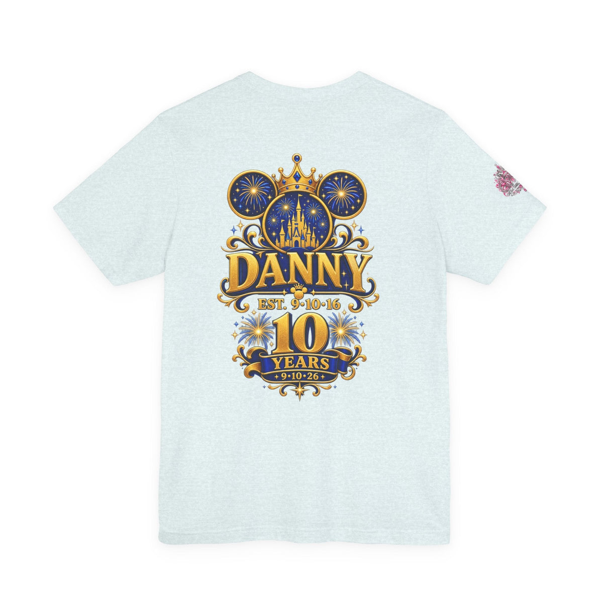 Anniversary Custom T-Shirt — "10 Years Still Her King" Personalized Castle Design - Getmgirlzworld Shop