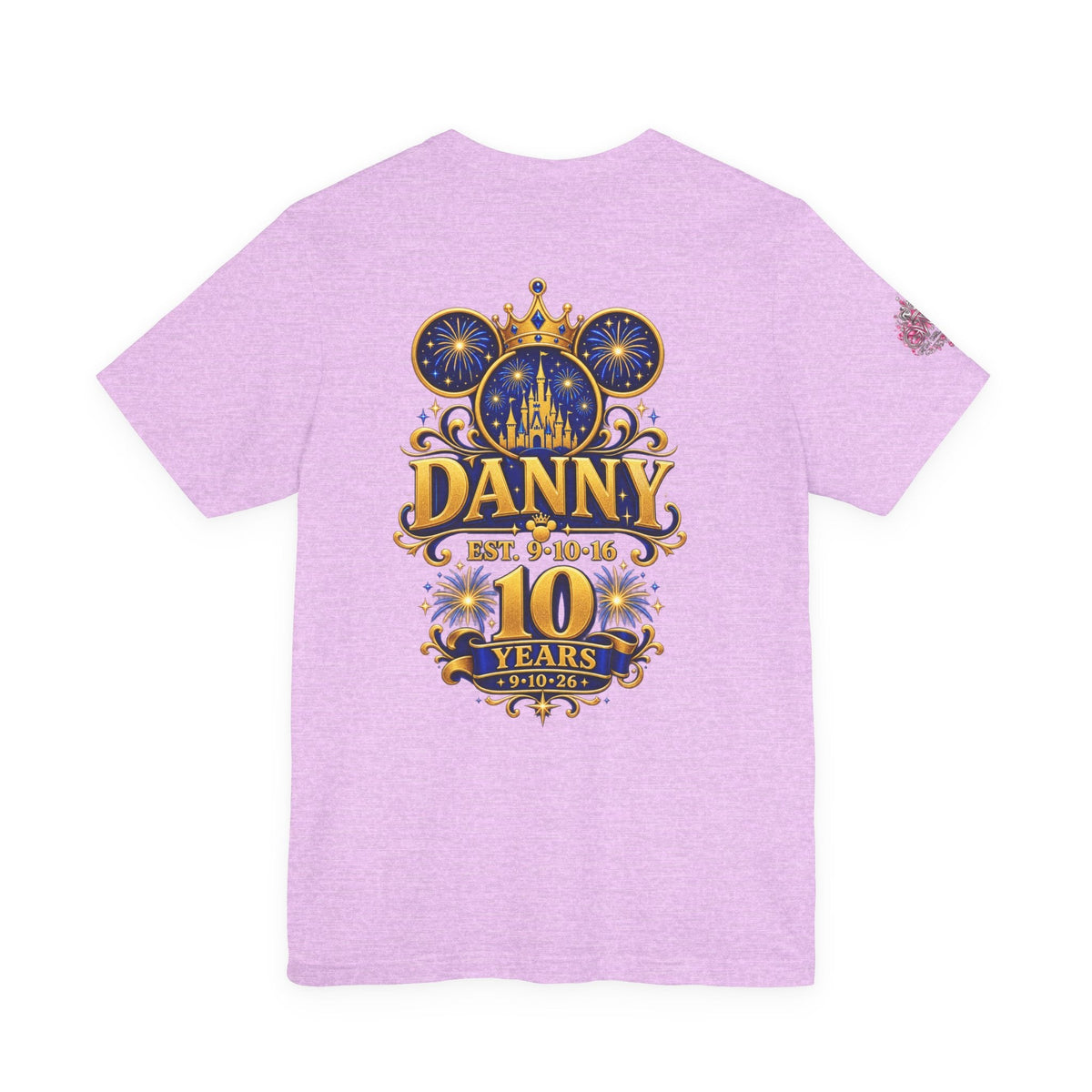 Anniversary Custom T-Shirt — "10 Years Still Her King" Personalized Castle Design - Getmgirlzworld Shop