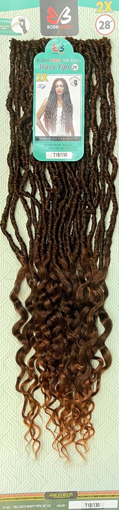 Bobbi Boss Nu Locs Wavy Tips 28" 2X - Getmgirlzworld Shop