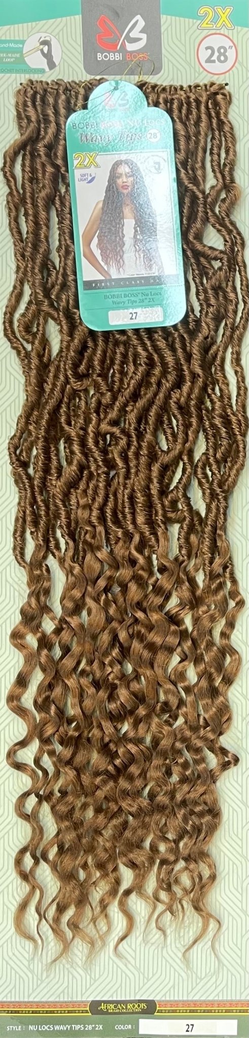 Bobbi Boss Nu Locs Wavy Tips 28" 2X - Getmgirlzworld Shop